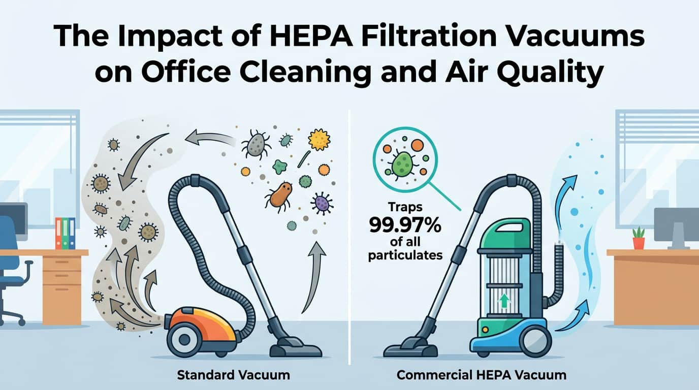 Office Cleaning in Commerce, CA: Why HEPA Vacuums Matter